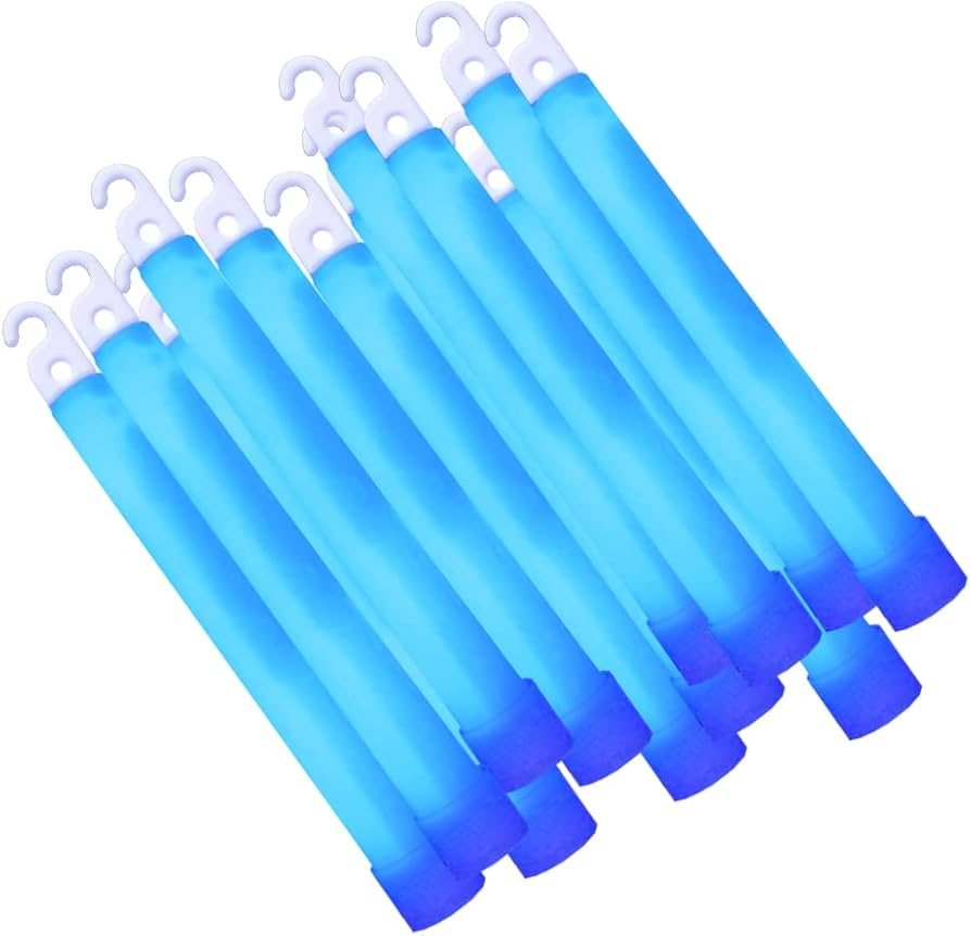 Amazon.co.jp: FAMULIA ケミカルライト ペンライト 青 ブルー (12個