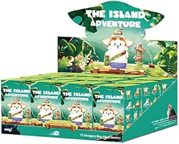 Amazon | POPMART Coogi アイランド アドベンチャー シリーズ PVC&ABS