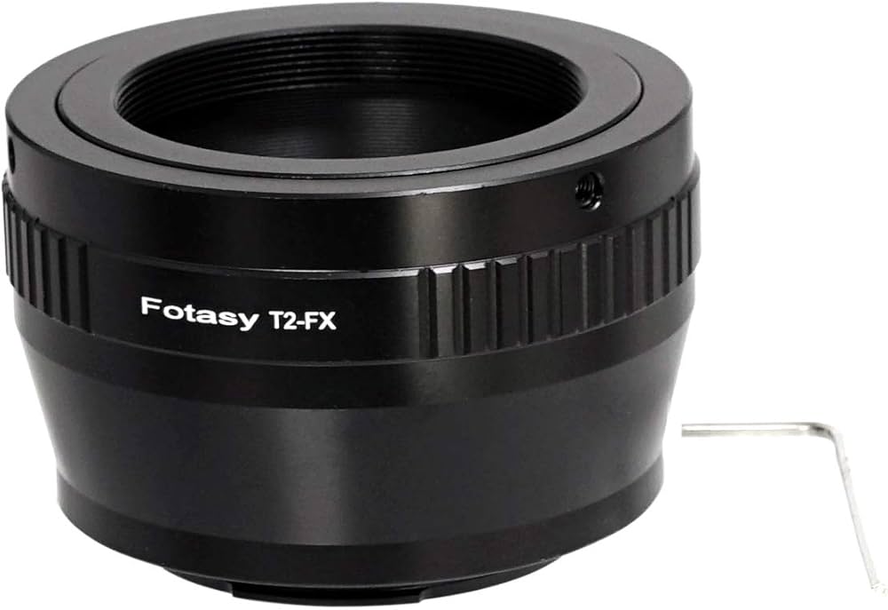 Amazon.com : Fotasy Adjustable T2/ T Mount lens to Fuji X Adapter