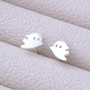 Amazon | おばけピアス かわいい 小さいピアス 付けっぱなしピアス