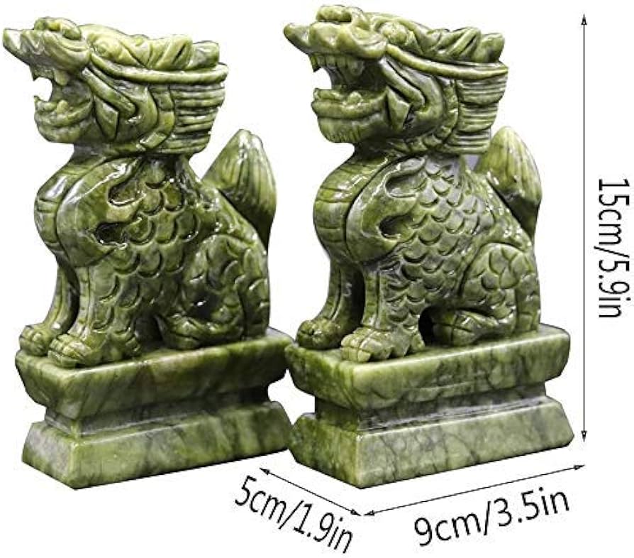 Amazon.co.jp: PiXiu/PiYao 中国風水彫像装飾樹脂装飾置物最高の繁栄を