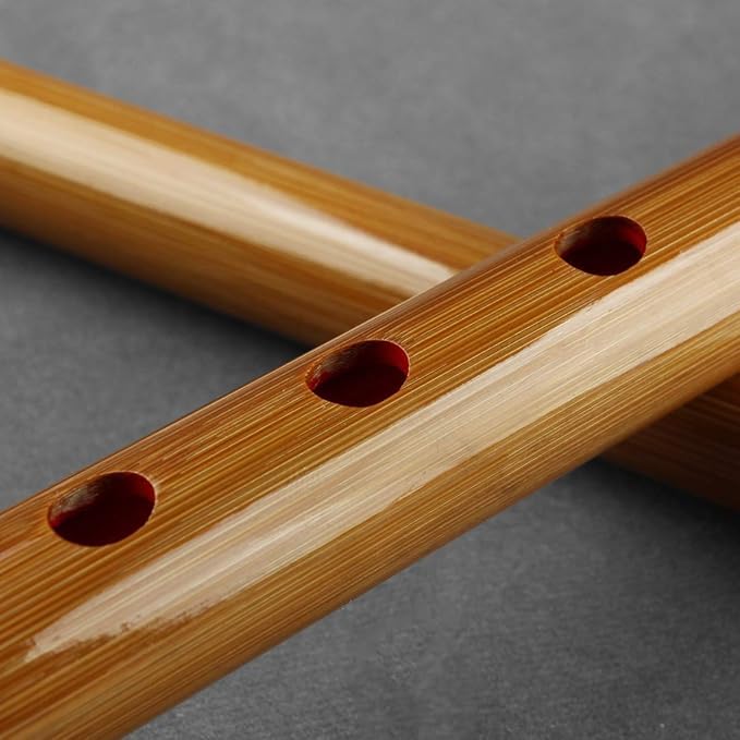 Amazon | 聞琳竹細工屋（BENLENTAKIZAYIKUYA)竹製篠笛 赤紐巻き 7穴