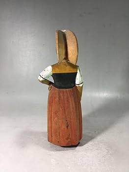 Amazon | 働く女 木彫り 風俗 人形 不明 ハンスハグラー ？ スイス