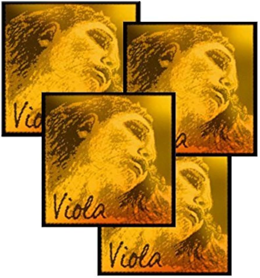 Amazon | EVAH PIRAZZI エヴァピラッツィゴールド ビオラ弦4弦セット