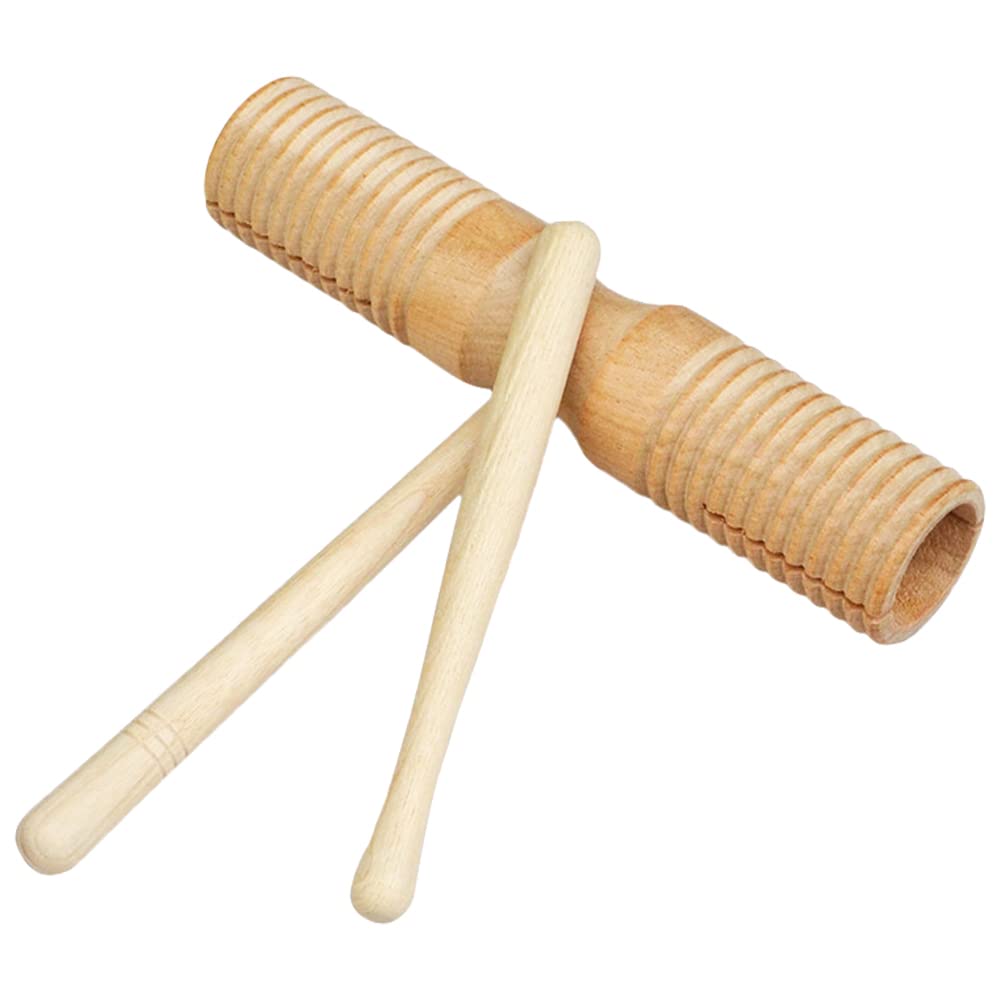 Amazon.co.jp: AllBright ウッドブロック ギロ ウッドギロ 楽器