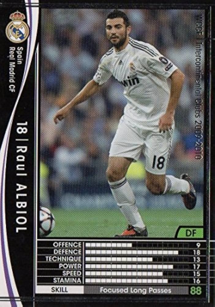 Amazon.co.jp: WCCF/09-10/レアル・マドリード/黒/322/ラウール