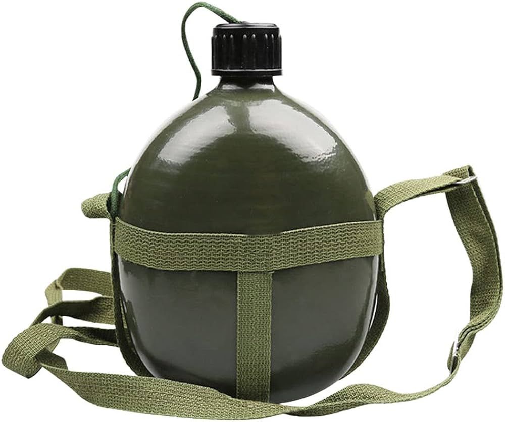 Amazon｜ミリタリーボトル 水筒 アルミ製ミリタリーキャンティーン