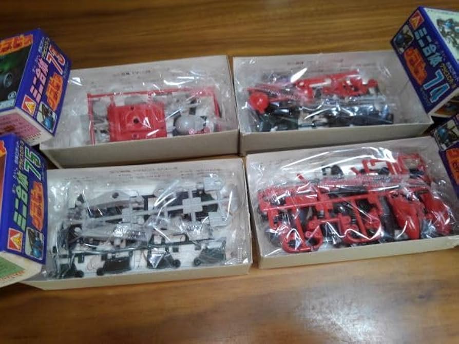 Amazon.co.jp: 当時物 アオシマ ミニ合体 ロボット スラングル