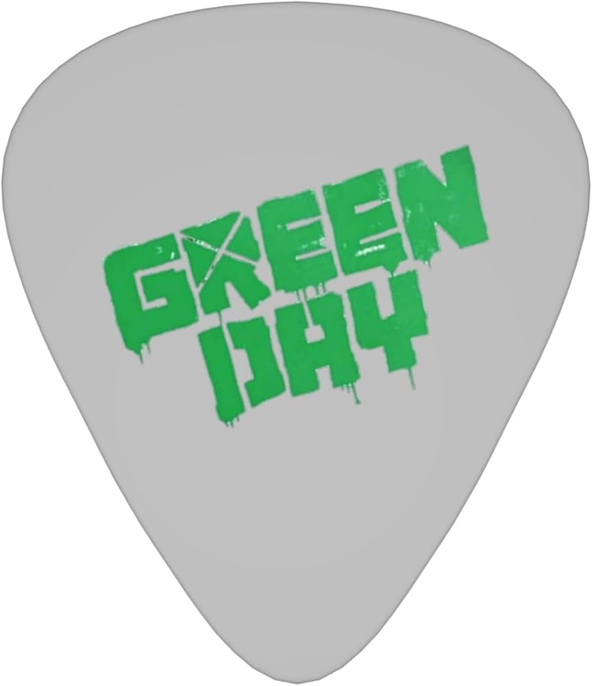 Amazon | ギターピック 12枚セット それぞれ厚さ Green Day グリーン