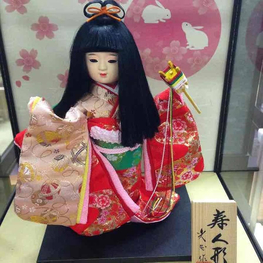 1万 寿人形 ケース付き〔雛人形〕
