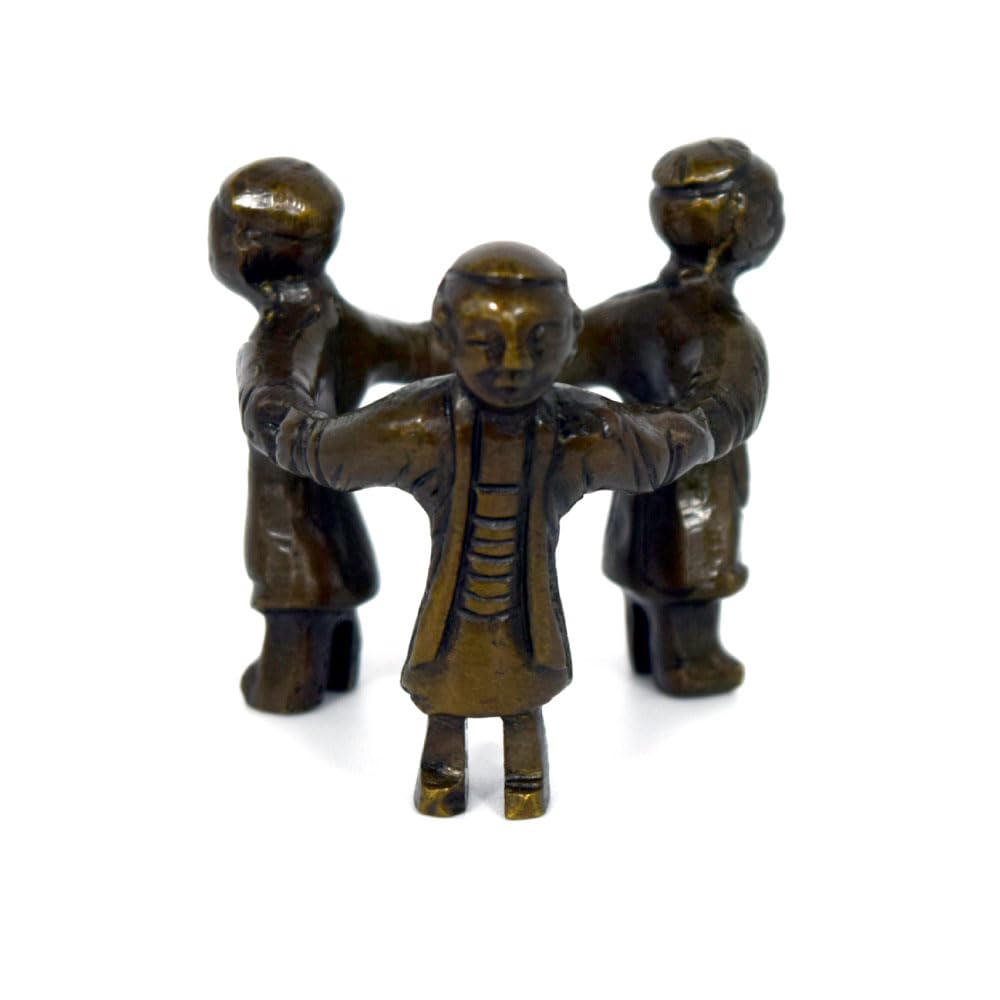 Amazon｜茶道具 蓋置 三人形 (みつにんぎょう) 唐子三つ人形 七種蓋置