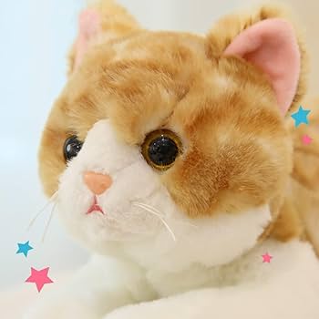 Amazon.co.jp: 茶トラ 抱き枕 50cm ぬいぐるみ ネコ 猫 リアル