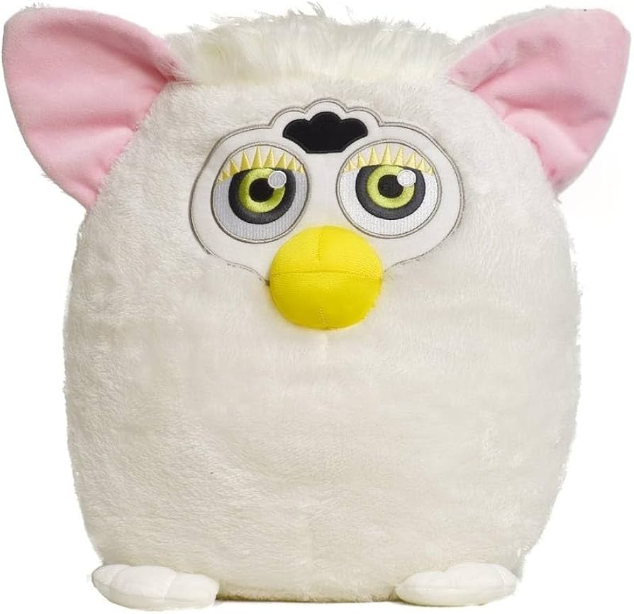 Amazon.co.jp: ファービー レトロファービー ぬいぐるみ スノウボール