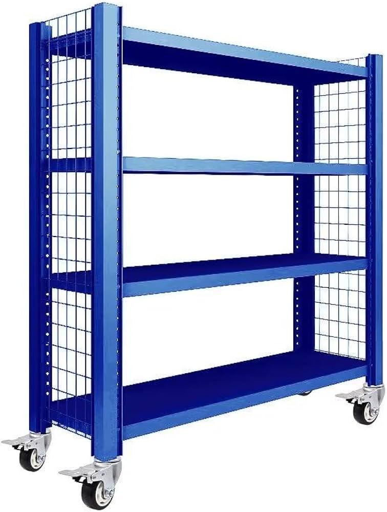 Amazon｜Jiza スチールラック 倉庫収納ラック 業務用メタルラック 棚 4