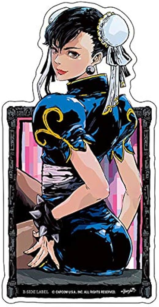 Amazon | CAPCOM×B-SIDE LABELステッカー CAPCOMガール 春麗 | シール