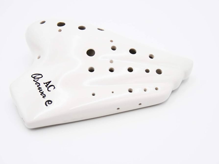 Amazon | OSAWA OCARINA AC-Te ホワイト トリプレットオカリナ C管 AC