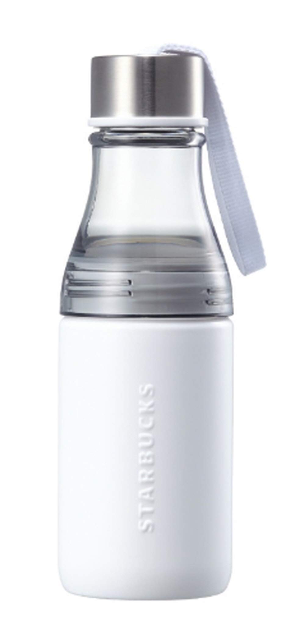 Amazon | 海外限定 スタバ ホワイトサニーストラップ ウォーターボトル
