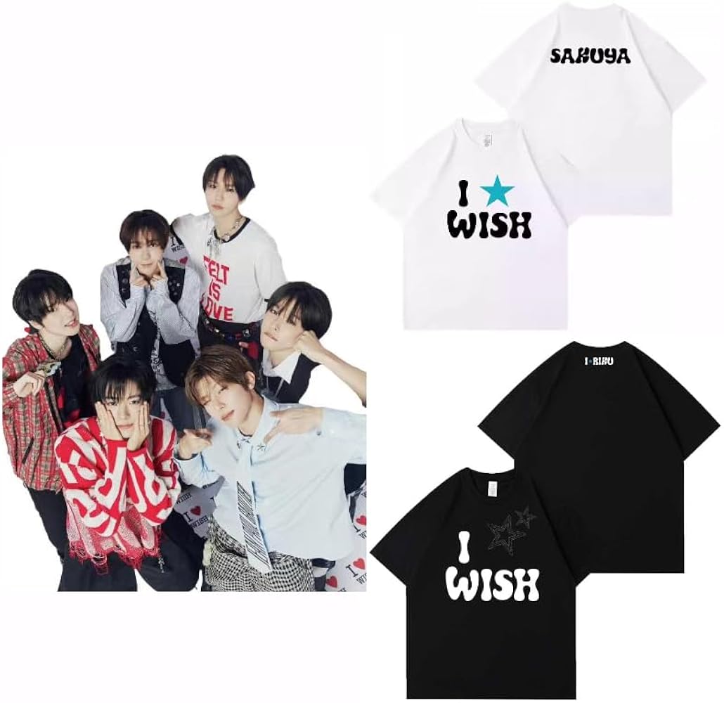 Amazon.co.jp: [さん店] NCT WISH グッズ LOG in Tシャツ 2025 ツアー