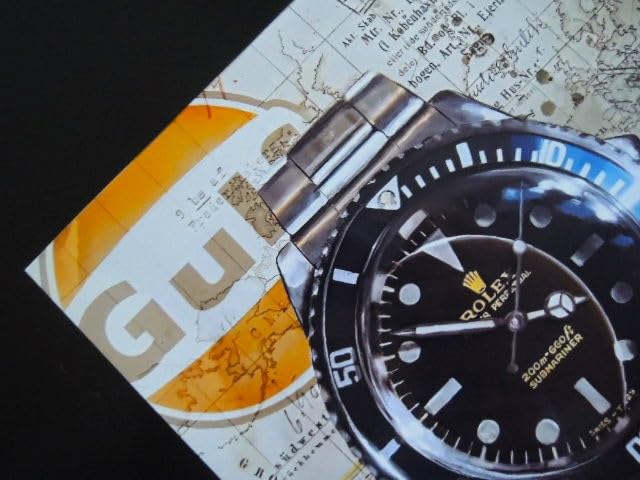 Amazon.co.jp: A4 額付き ポスター Gulf ロレックスアート