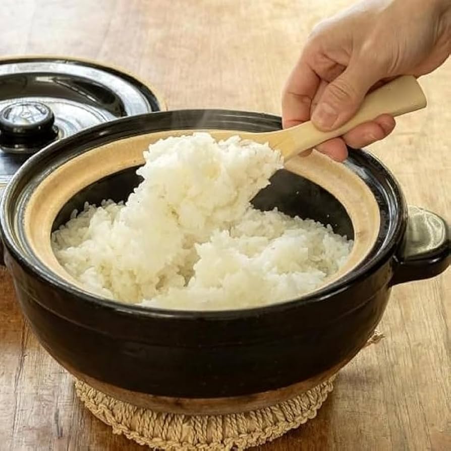 Amazon | 土鍋 三合炊き 直径約24×高さ16cm ご飯 炊飯 ごはん 炊き方