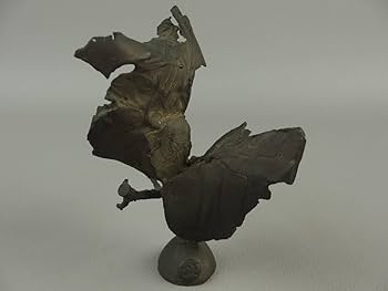 Amazon.co.jp: 【骨董彫刻】向井良吉ブロンズオブジェdn023ab.兄向井