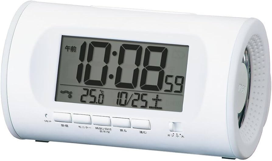 Amazon.co.jp: セイコークロック 目覚まし時計 置き時計 デジタル 大