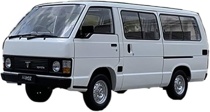 Amazon.co.jp: モデルカーのおもちゃ 1:18 トヨタハイエースバン YH50