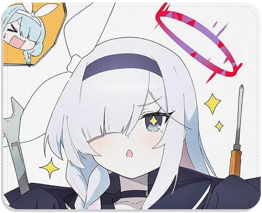 Amazon.co.jp: ブルーアーカイブ アロナ プラナ マウスパッド プレイ