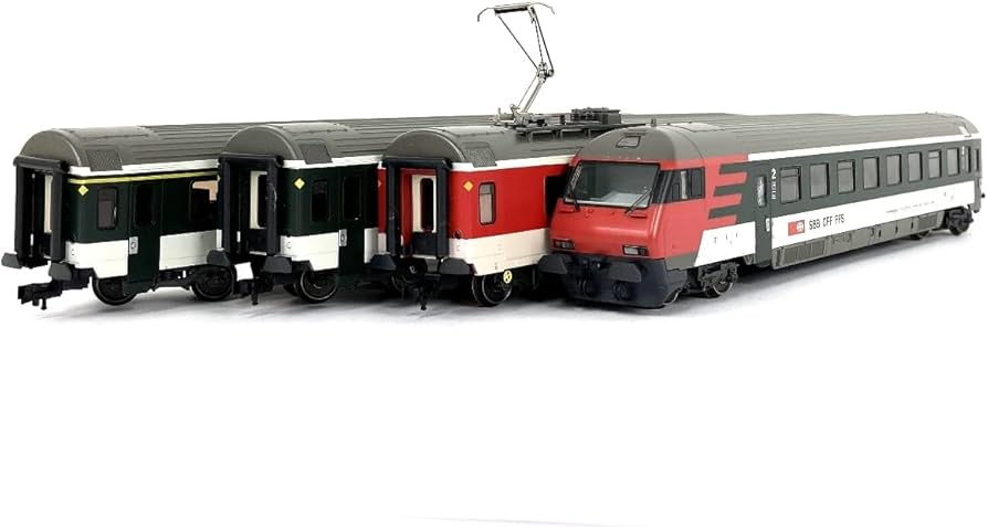 Amazon | TRIX 23390 SBB InterCity客車 4両セット スイス国鉄 鉄道