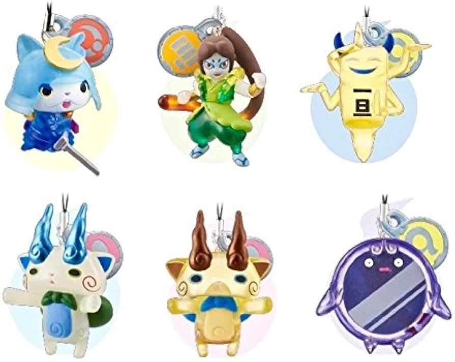 Amazon.co.jp: 妖怪ウォッチ 妖怪クリアマスコット4 全6種 : おもちゃ