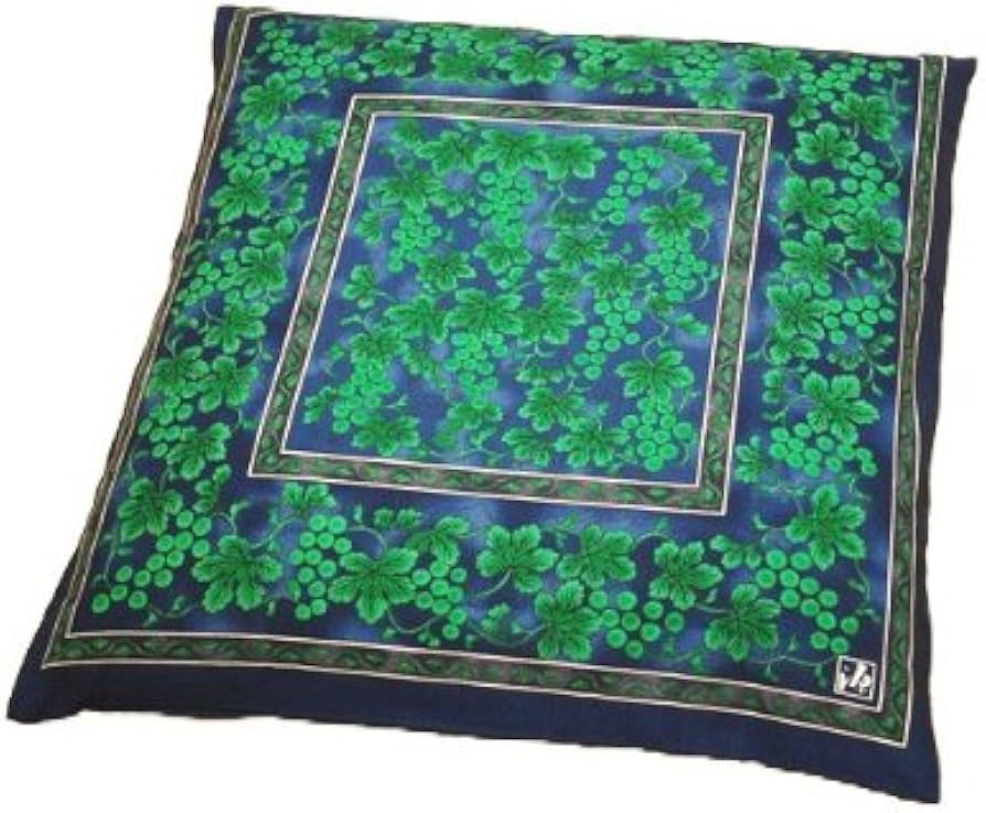 Amazon.co.jp: 源右衛門窯座布団カバー ブルー 銘仙判(55×59cm