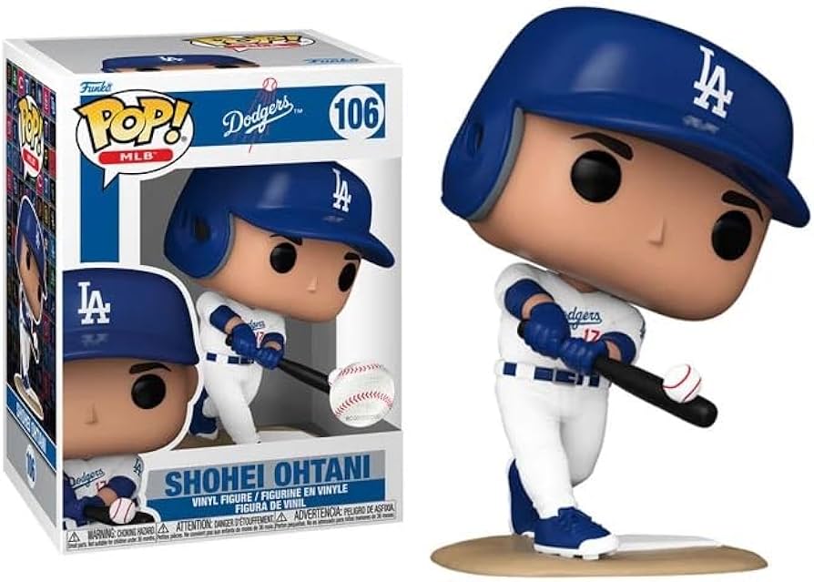 Amazon.com: Funko Shohei Ohtani Hitting Ball + ToyBop Protector