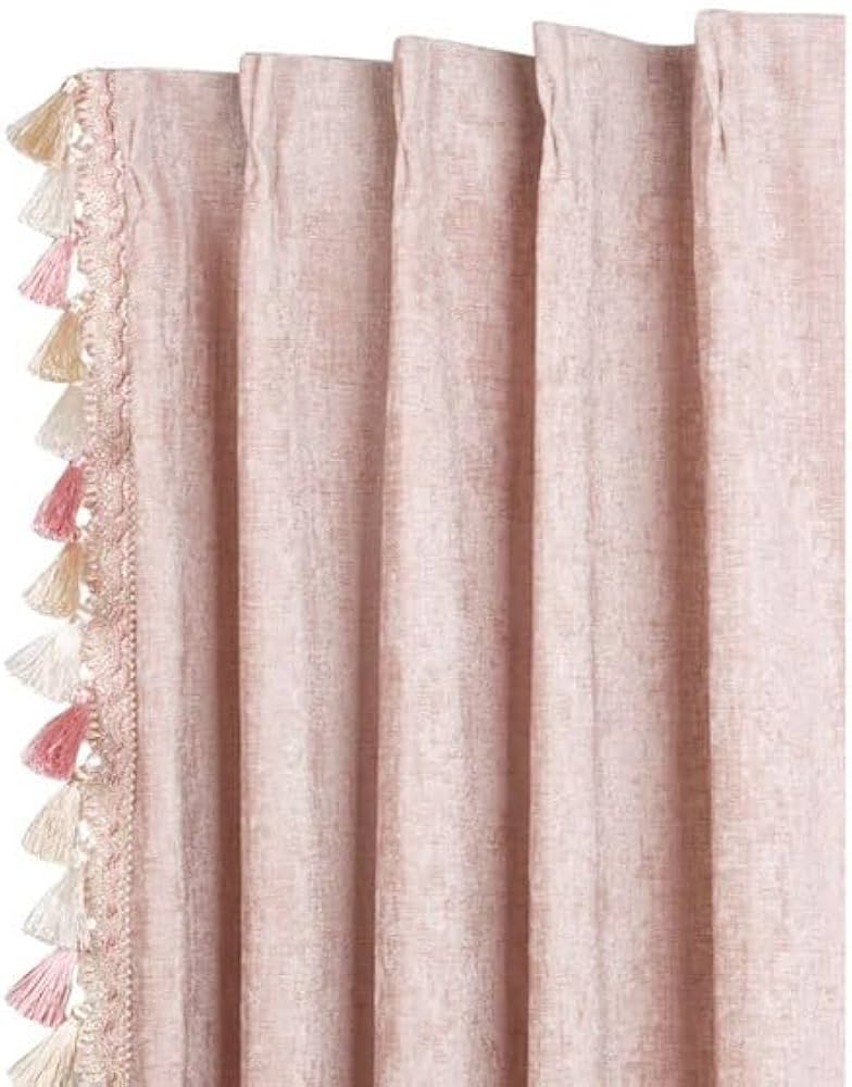 Amazon｜ニトリ カーテン トリム 100X135cm 2枚入り ローズ NITORI