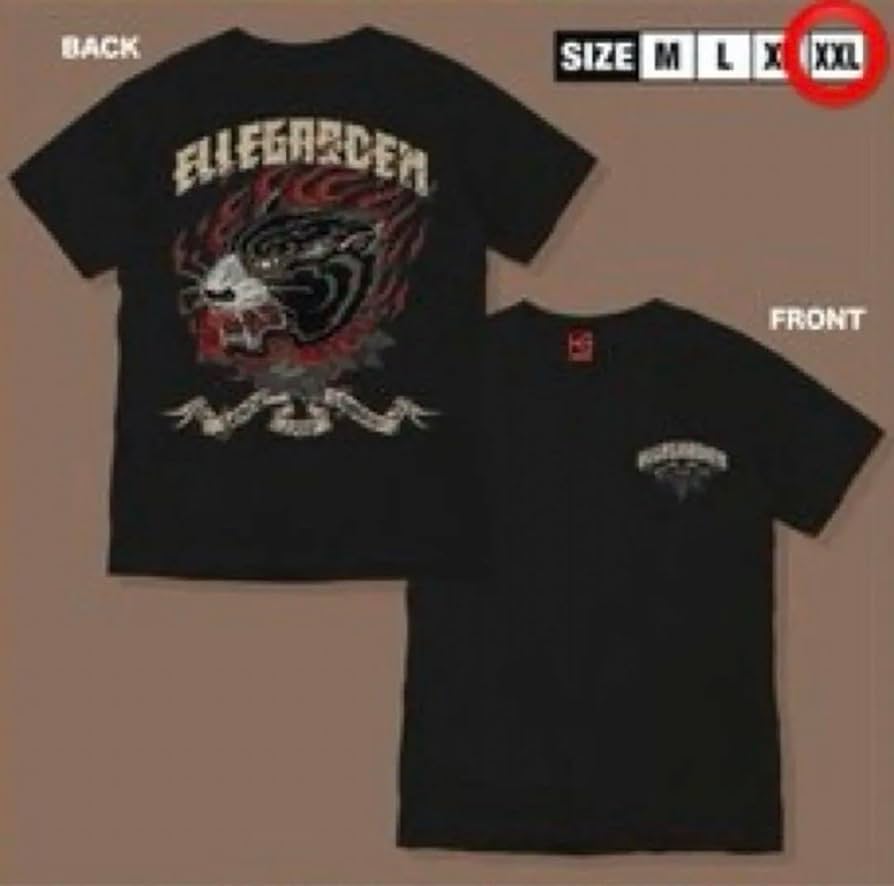 Amazon.co.jp: ELLEGARDEN パンサー 黒豹 Tシャツ ブラック XXL : おもちゃ