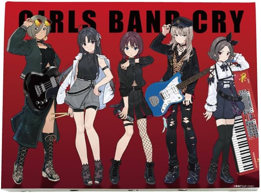 Amazon.co.jp: ガールズバンドクライ 01 整列デザイン[版権イラスト