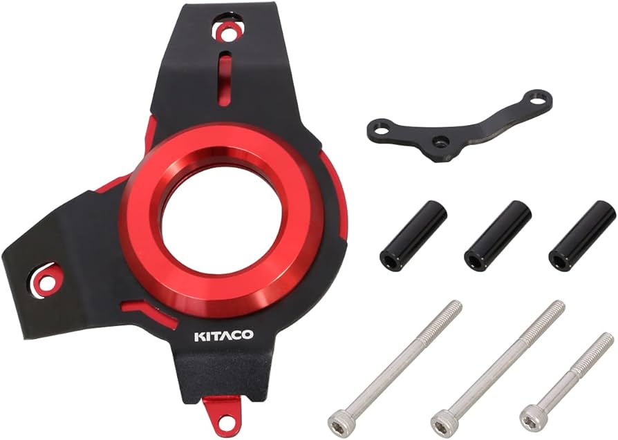 Amazon | キタコ (KITACO) クランクケースカバー左側 (レッド