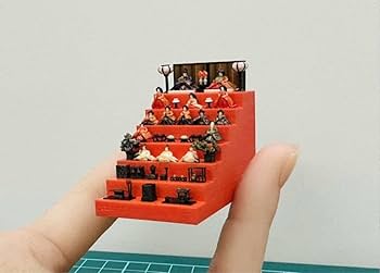 Amazon | ミニチュア ひな人形豆雛 1/64 フィギュアに ミニミニ
