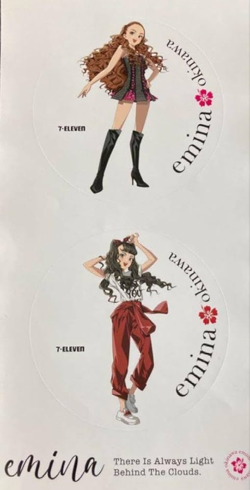 ○各5枚○エミーナ×セブンイレブン ○各5枚○エミーナ×セブンイレブン