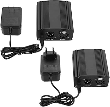 Amazon.co.jp: RANNYY マイク用電源、コンデンサーマイク用電源