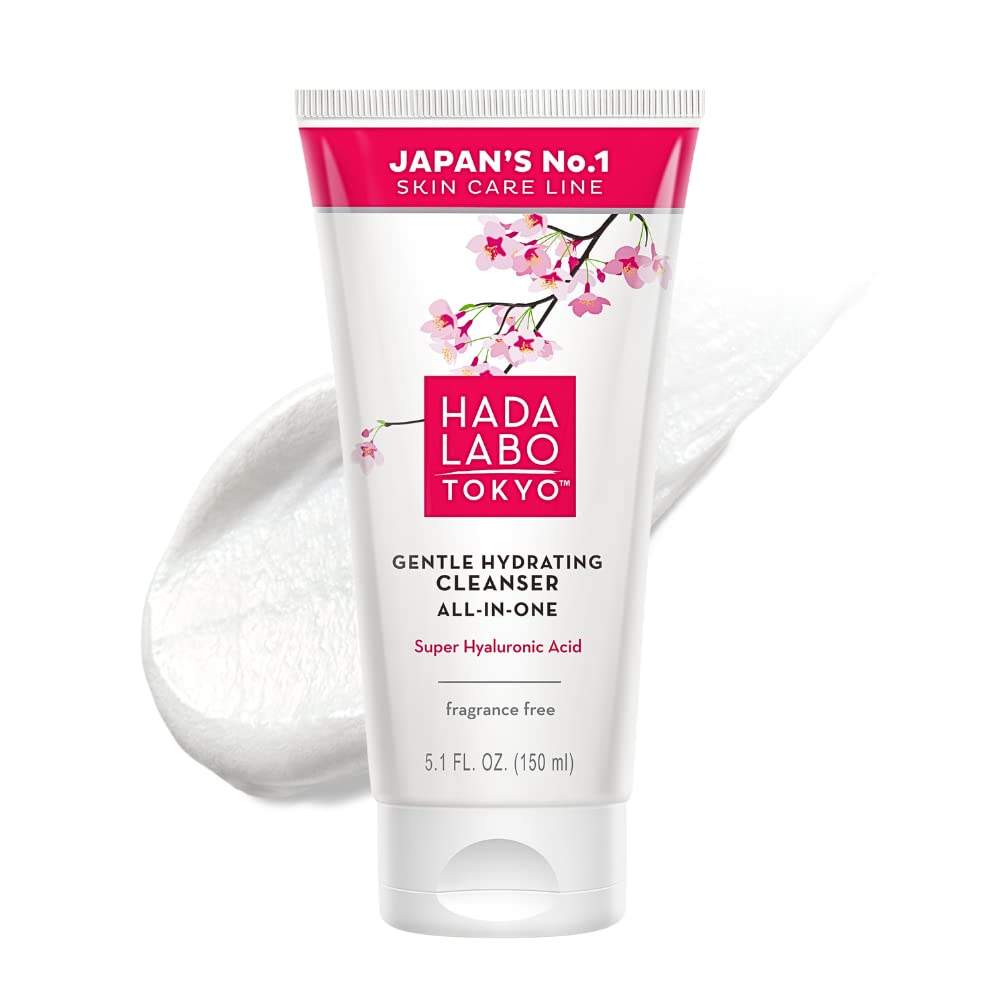 Hada Labo Tokyo Gentle Cleanser – Moisturizing Face Cleanser with