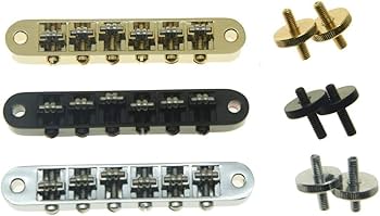 Amazon.com: KAISH Gold Guitar Roller Saddle Bridge Tune-O-Matic