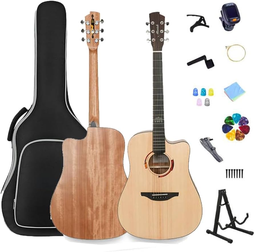 Amazon | アコギ 初心者セット アコースティックギター カッタウェイ