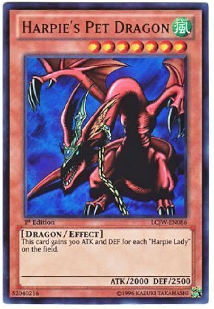 Amazon.co.jp: 遊戯王 英語版 LCJW-EN086 Harpie's Pet Dragon