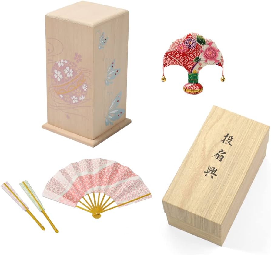 Amazon.co.jp: 投扇興セット まり蝶 西野工房 とうせんきょう 京都文化