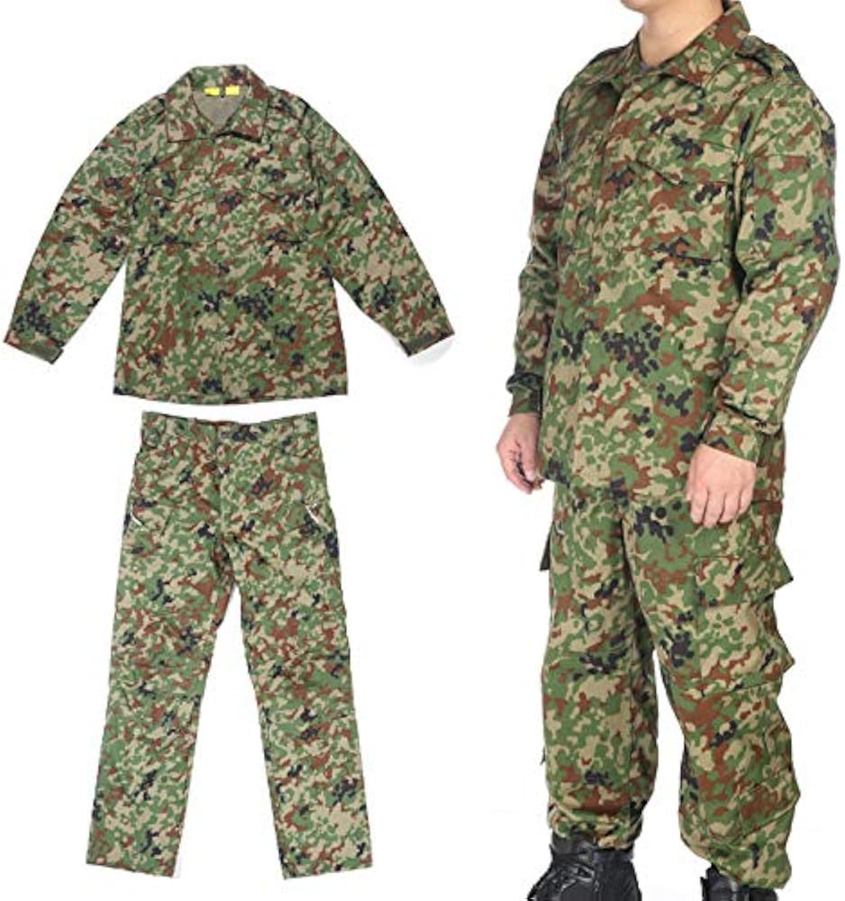 Amazon.co.jp: [Broptical] 陸上自衛隊 迷彩 戦闘服3型 ベルト付 上下