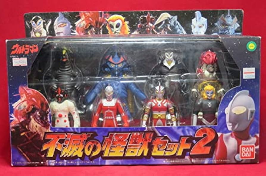 Amazon.co.jp: 未開封 不滅の怪獣セット2 ニセウルトラセブン エース