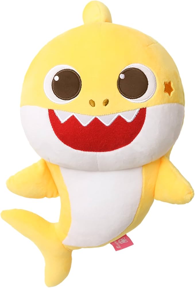 Amazon.co.jp: Pinkfong ベイビーシャーク ぬいぐるみ, イエロー
