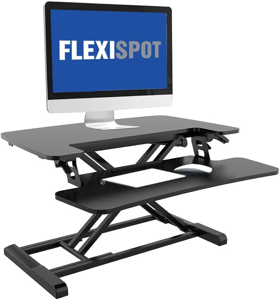 Amazon | FLEXISPOT 卓上スタンディングデスク 昇降デスク 高さ調節