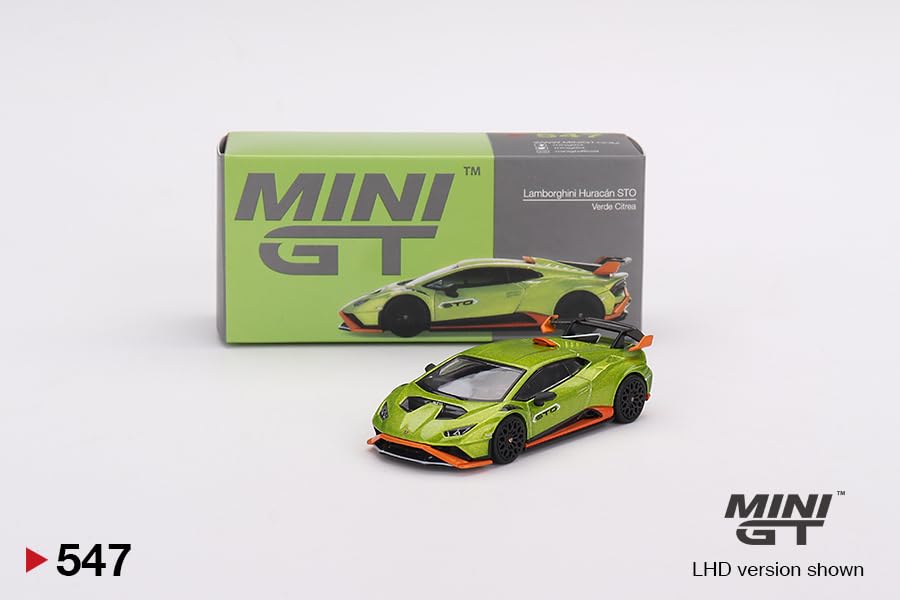 Amazon.com: CHASE Lamborghini Huracán STO Verde Citrea (Mini GT