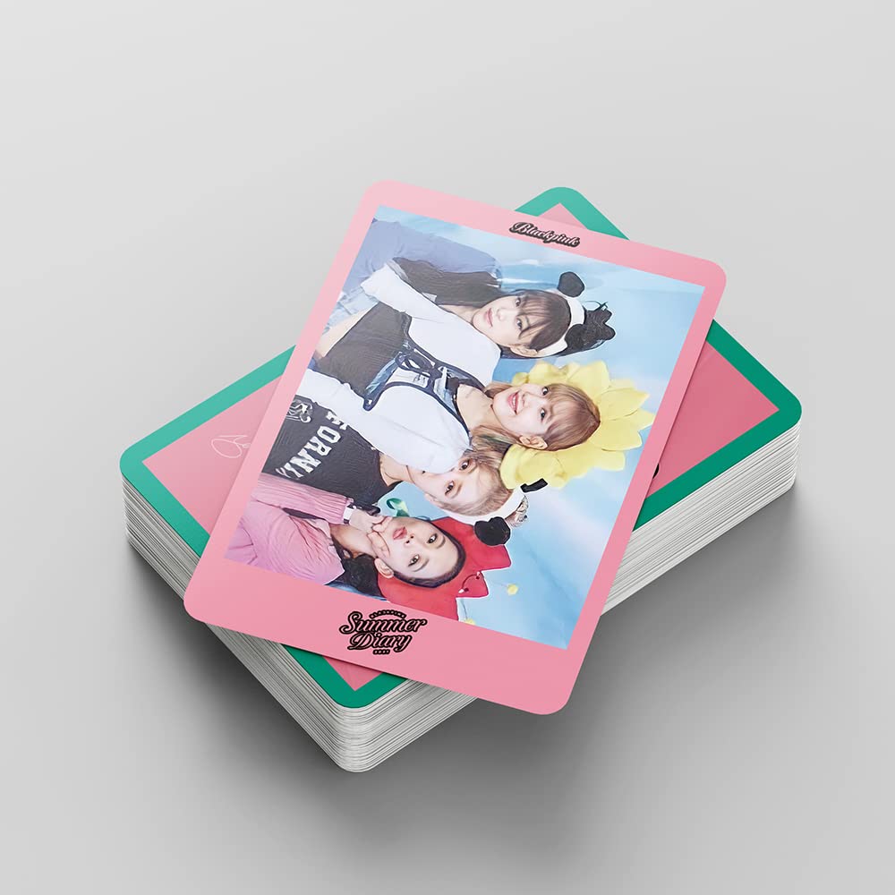 55pcs/set Kpop Blackpink 2021 Summer Diary Photocards Blackpink